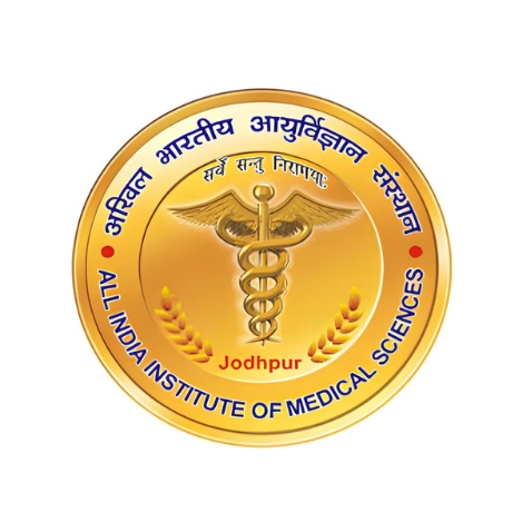 AIIMS Jodhpur logo highlighted by Whiteray Institute to guide NEET aspirants in Chandigarh aiming for top AIIMS medical admissions
