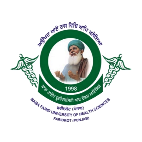 Baba Farid University of Health Sciences logo featured by WhiteRay Institute for NEET, IIT JEE and NDA aspirants in Chandigarh