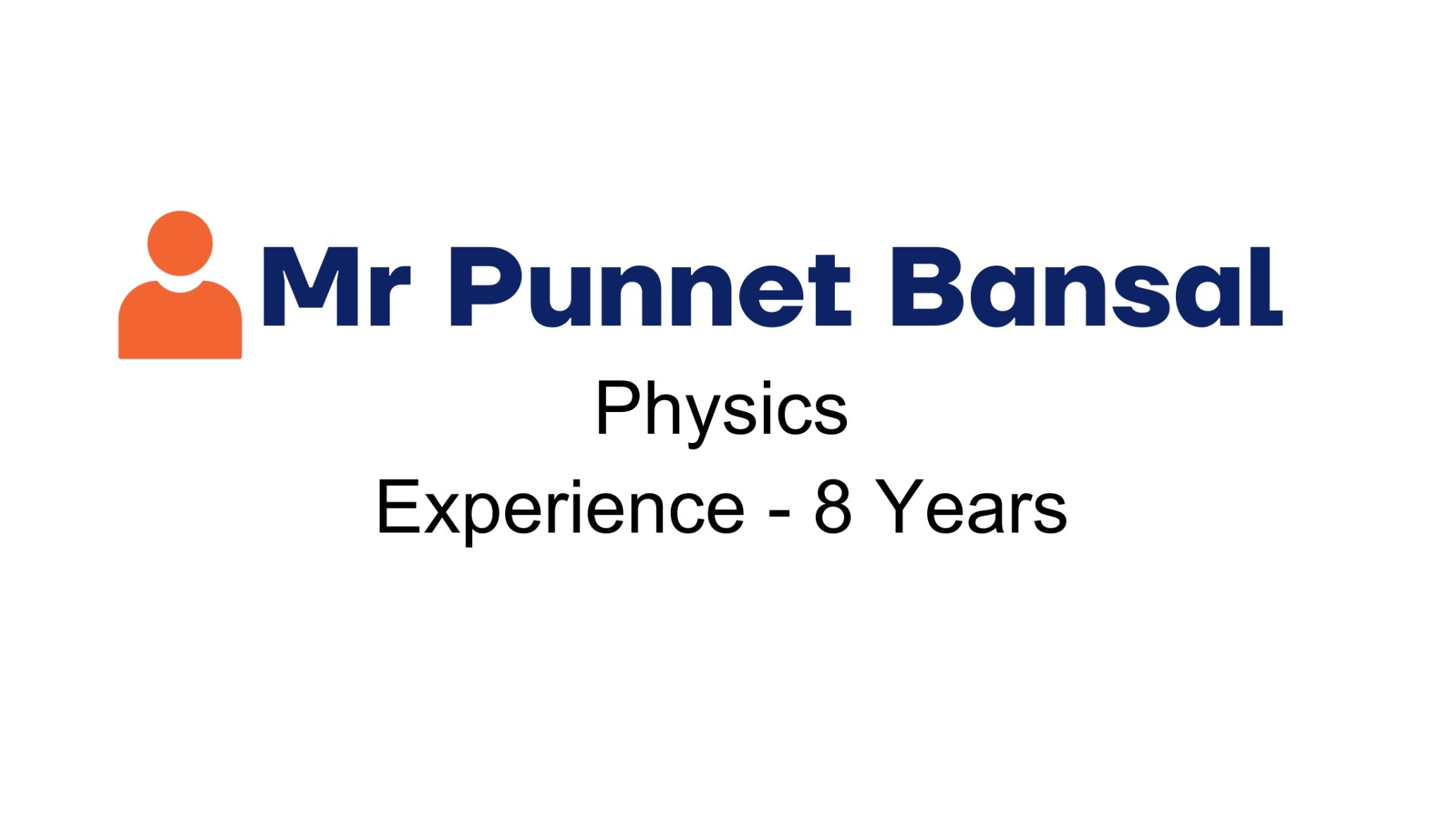 Mr Punnet Bansal