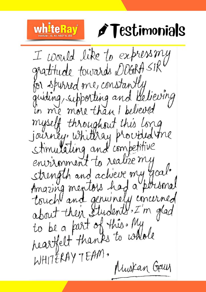Muskan Gaur handwritten