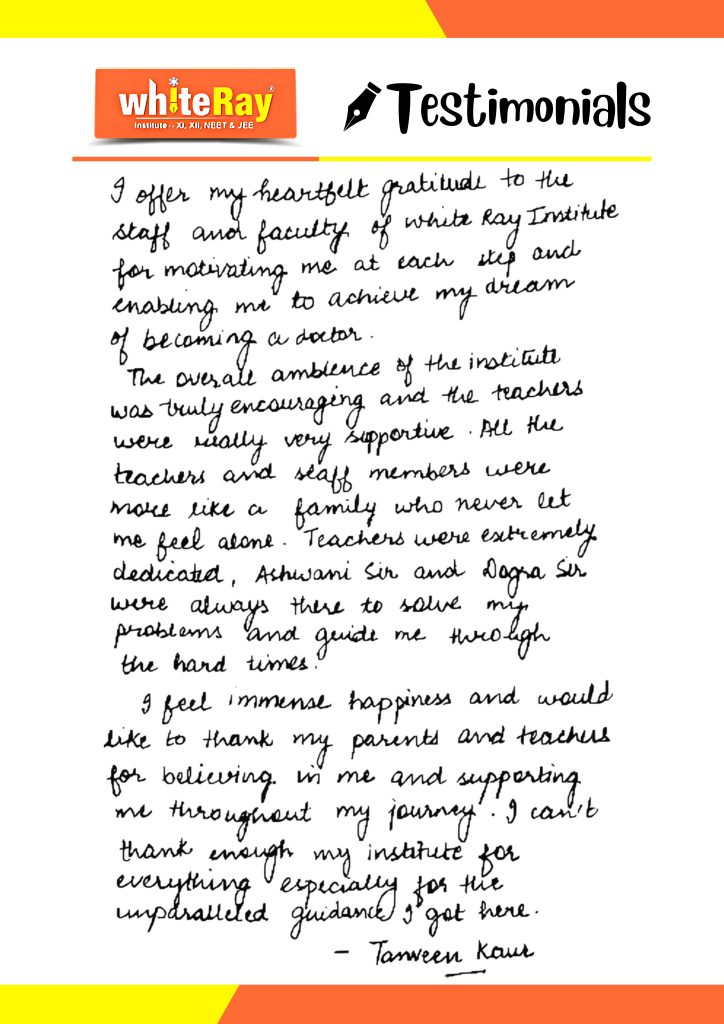 Tanveen Kaur handwritten